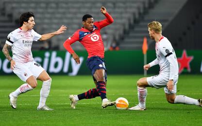 Lille-Milan 1-1: gol e highlights della partita di Europa League