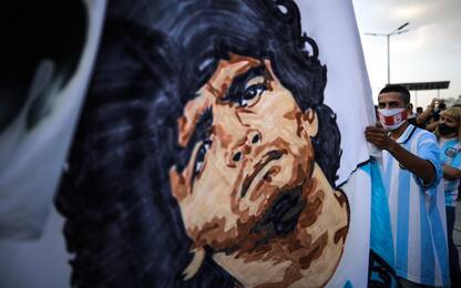 Morte Maradona, il tributo di Buenos Aires al suo Pibe de oro. FOTO