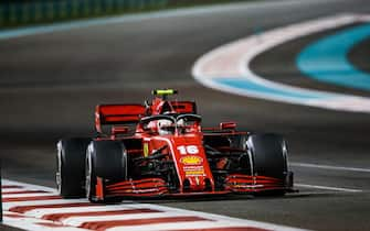 16 LECLERC Charles (mco), Scuderia Ferrari SF1000, action during the Formula 1 Etihad Airways Abu Dhabi Grand Prix 2020, from December 11 to 13, 2020 on the Yas Marina Circuit, in Abu Dhabi - Photo Antonin Vincent / DPPI / LM (Abu Dhabi - 2020-12-13, LM/DPPI/Antonin Vincent / IPA) p.s. la foto e' utilizzabile nel rispetto del contesto in cui e' stata scattata, e senza intento diffamatorio del decoro delle persone rappresentate