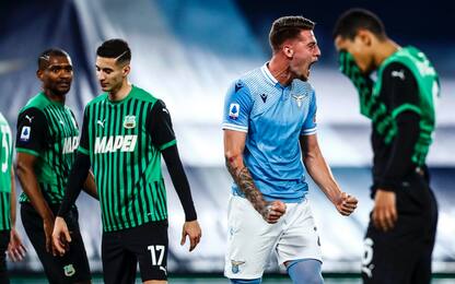 Lazio-Sassuolo 2-1: video, gol e highlights della partita di Serie A