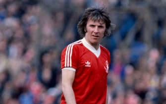 29/3/1980 English Football League Division One, Brighton v Nottingham Forest, Forest player Stan Bowles. (Photo by Mark Leech/Getty Images)