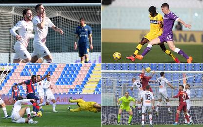 Serie A: vincono Milan, Roma, Napoli, Crotone. Pari Fiorentina e Parma