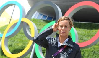 Federica Pellegrini is pictured at the Aquatics Center during the London 2012 Olympic Games in London, Britain, 04 August 2012. ANSA/ETTORE FERRARI