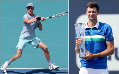 Tennis, niente da fare per Sinner: il Masters 1000 di Miami a Hurkacz