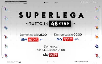 Superlega, “Tutto in 48 ore”. Lo speciale di Sky TG24 e Sky Sport