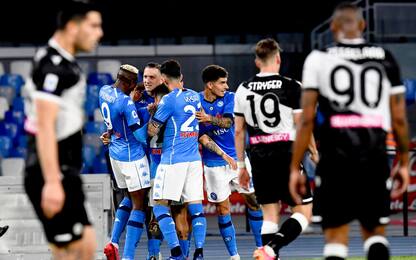Serie A, Napoli-Udinese 5-1: video, gol e highlights