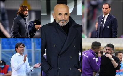 Serie A, quanti cambi in panchina: al Napoli arriva Spalletti