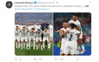 Il post di Leonardo Bonucci dopo la vittoria dell'Italia sulla Turchia a Euro 2020 Il post di Leonardo Bonucci dopo la vittoria dell'Italia sulla Turchia a Euro 2020