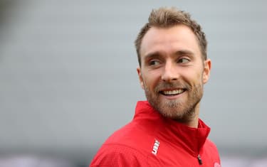 File photo dated 08-09-2018 of Denmark's Christian Eriksen during a training session at Ceres Park, Aarhus. Issue date: Saturday June 12, 2021.