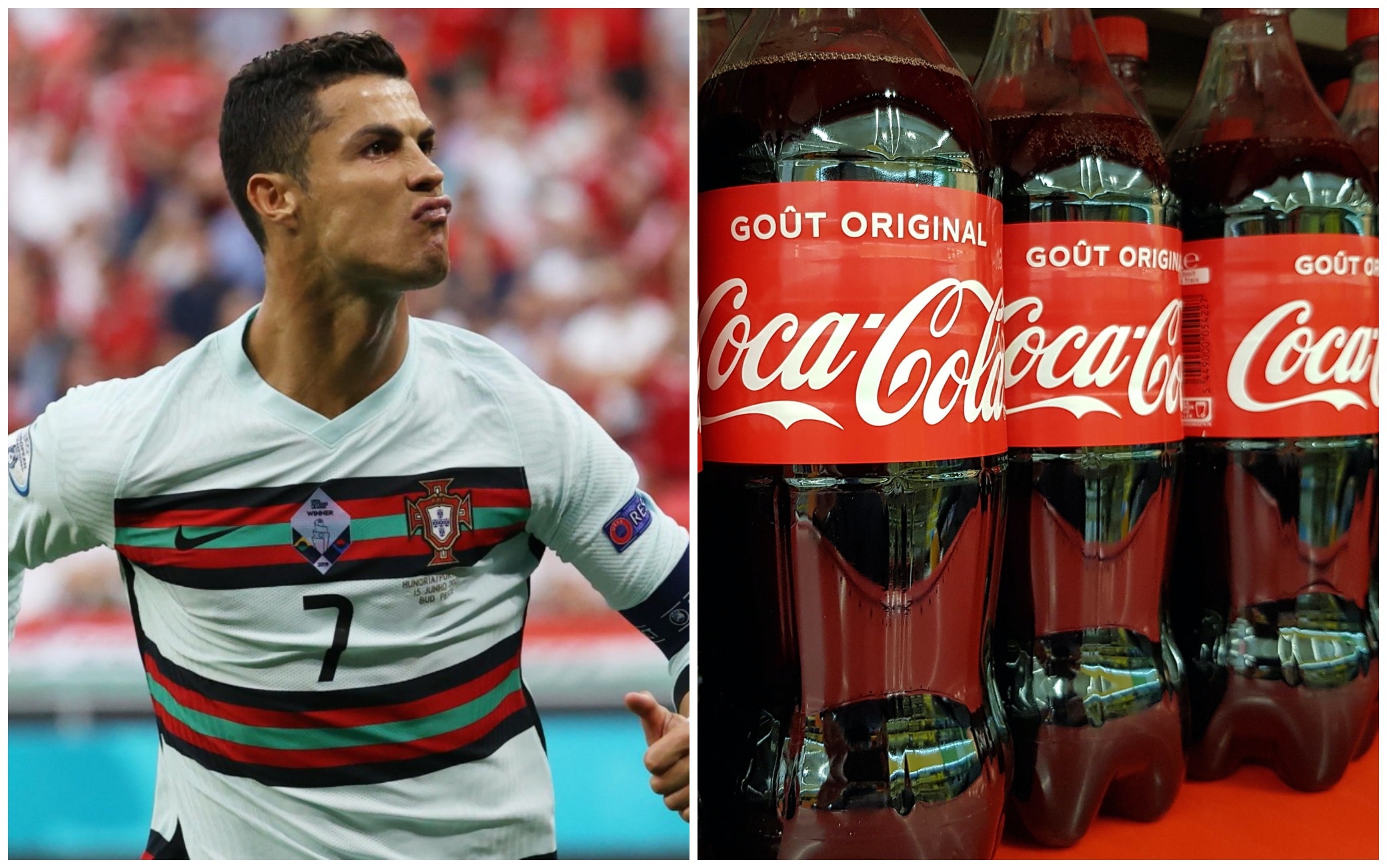 Cristiano Ronaldo: Non bevete Coca Cola. E il prezzo delle azioni crolla in  Borsa | Sky TG24