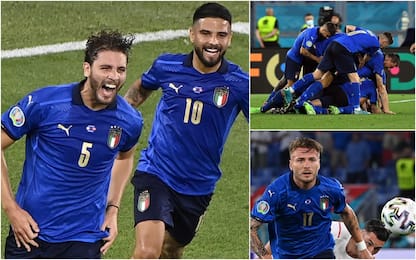 Euro 2020, Italia-Svizzera 3-0, doppietta Locatelli e Immobile. FOTO