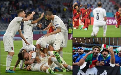 Europei, Belgio-Italia 1-2: azzurri in semifinale. I momenti clou FOTO