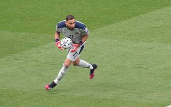 Italy - Wales Gianluigi Donnarumma of Italy during the match between Italy and Wales of Euro 2020, group A, matchday 3, played at Olímpico in Roma stadium on June 20, 2021 in Rome, Italy. (Photo by PRESSINPHOTO)