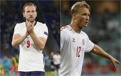 Euro 2020, Inghilterra-Danimarca: le formazioni ufficiali. FOTO