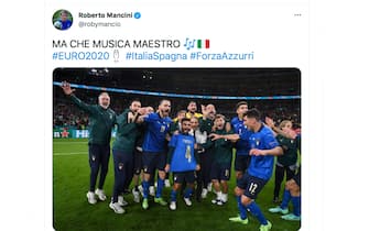 Italia-Spagna. Le reazioni sui social: Roberto Mancini