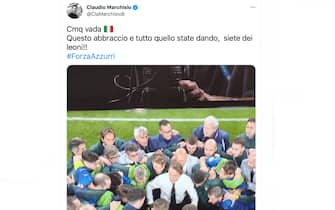 Italia-Spagna. Le reazioni sui social: Claudio Marchisio