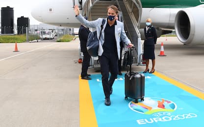 Euro 2020, domani la finale: gli Azzurri sono atterrati a Londra. FOTO