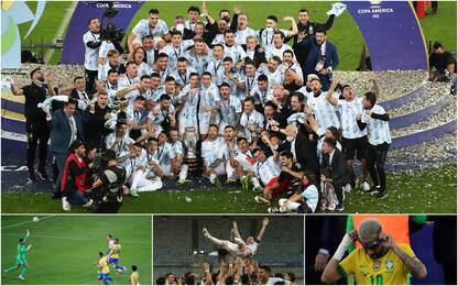 Calcio, l’Argentina vince la Coppa America: 1-0 contro il Brasile