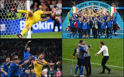 L'Italia vince Euro 2020, Inghilterra battuta ai rigori: fotoracconto
