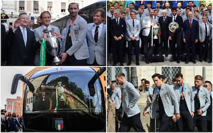 Euro 2020, Italia ricevuta da Mattarella e Draghi dopo trionfo