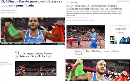 Tokyo 2020, Jacobs oro nei 100 metri: l'impresa sulla stampa estera