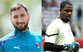 I portieri Donnarumma e Maignan