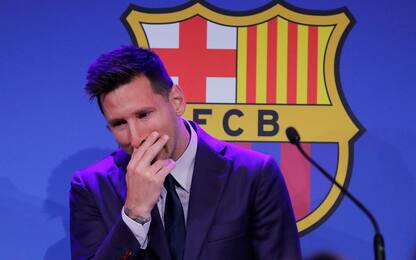 Messi, conferenza d’addio al Barcellona in lacrime: "È un arrivederci"