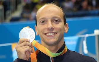 Federico Morlacchi argento nei 400 m stile libero S9 alle Paralimpiadi di Rio, 10 settembre 2016.
ANSA/UFFICIO STAMPA F.I.N.P. 
+++EDITORIAL USE ONLY - NO SALES+++