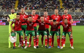 FLORENCE, ITALY - SEPTEMBER 02: Players of Bulgaria line up prior to the 2022 FIFA World Cup Qualifier match between Italy and Bulgaria at Artemio Franchi on September 02, 2021 in Florence, . (Photo by Claudio Villa/Getty Images)