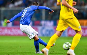 Federico Bernardeschi in azione Il gol di Federico Bernardeschi in Italia-Ucraina 1-1 del 2018