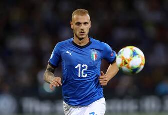 Federico Dimarco of Italy during the UEFA Under 21 Championship Group A match Italy v Poland at the Dall'Ara Stadium in Bologna, Italy on June 19, 2019
 (Photo by Matteo Ciambelli/NurPhoto via Getty Images)