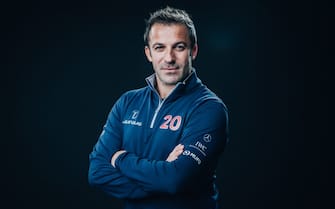 BERLIN, GERMANY - FEBRUARY 16: Laureus Academy Member Alessandro Del Piero poses at the Mercedes Benz Building prior to the 2020 Laureus World Sports Awards on February 16, 2020 in Berlin, Germany. (Photo by Simon Hofmann/Getty Images for Laureus)