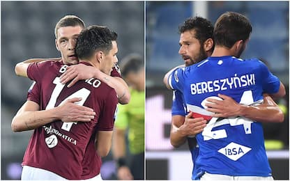 Serie A, Torino e Samp vincono dopo oltre un mese. Ko Genoa e Spezia