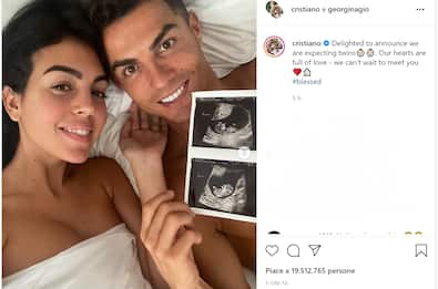 Cristiano Ronaldo e Georgina Rodriguez aspettano due gemelli