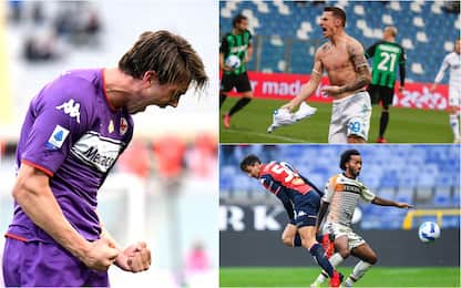 Serie A, Fiorentina-Spezia 3-0, Genoa-Venezia 0-0, Sassuolo-Empoli 1-2