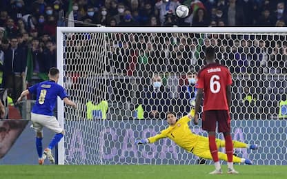 Italia-Svizzera, Jorginho sbaglia un rigore al 90': finisce 1-1