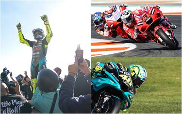 MotoGp, Gp Valencia: vince Bagnaia, Rossi 10° nell’ultima gara. VIDEO