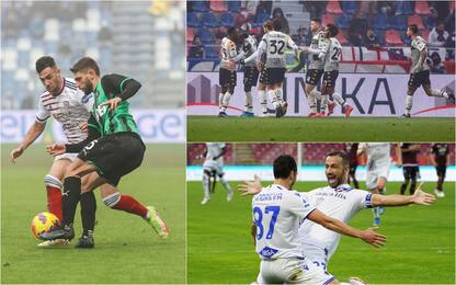 Serie A, Sassuolo-Cagliari 2-2. Vincono Venezia e Sampdoria. VIDEO