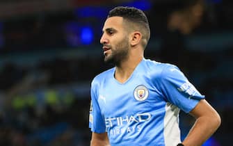 Riyad Mahrez #26 of Manchester City  in Manchester, United Kingdom on 11/3/2021. (Photo by Conor Molloy/News Images/Sipa USA)