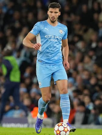 Manchester, England, 24th November 2021. Ruben Dias of Manchester City during the UEFA Champions League match at the Etihad Stadium, Manchester. Picture credit should read: Andrew Yates / Sportimage