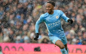 Manchester, England, 28th November 2021. Raheem Sterling of Manchester City during the Premier League match at the Etihad Stadium, Manchester. Picture credit should read: Andrew Yates / Sportimage via PA Images