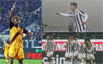 Serie A: Atalanta-Roma 1-4, Bologna-Juventus 0-2, Cagliari-Udinese 0-4