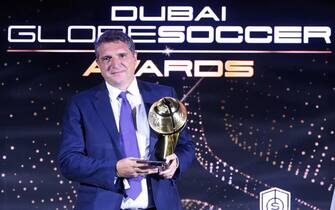 L'ad della Lega Serie A Luigi De Siervo al Globe Soccer Awards 2021 a Dubai