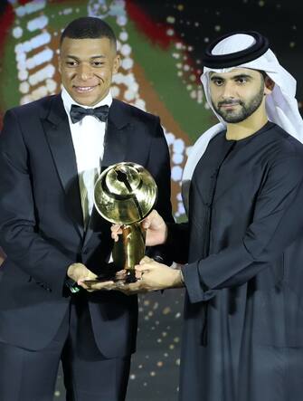 Kylian Mbappé al Globe Soccer Awards 2021 a Dubai