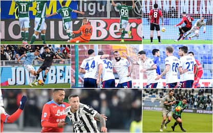 Serie A: Juve-Napoli 1-1, Milan-Roma 3-1, ok Cagliari e Verona. VIDEO