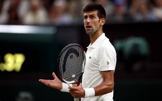 File photo dated 13-07-2018 of Novak Djokovic who was still on his way home from Australia when another obstacle was put in his path in the form of a tightening of regulations in France towards the unvaccinated. Issue date: Monday January 17, 2022.
