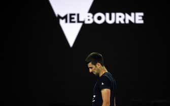 Novak Djokovic is seen in what it could be his final practice at the 2022 Australian Open at Melbourne Park in Melbourne, Australia on January 14, 2022. Australia has revoked tennis star Novak Djokovic's visa for a second time in a row over his right to remain in the country unvaccinated. The decision by Immigration Minister Alex Hawke means Djokovic now faces being deported. However, the 34-year-old Serbian can still launch another legal challenge to remain in the country. Photo by Corinne Dubreuil/ABACAPRESS.COM