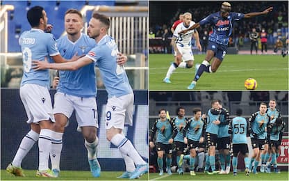 Serie A: Lazio-Bologna 3-0, Napoli-Inter 1-1, Torino-Venezia 1-2