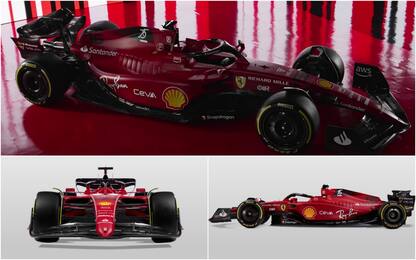 F1, svelata la nuova Ferrari F1-75: le foto della presentazione