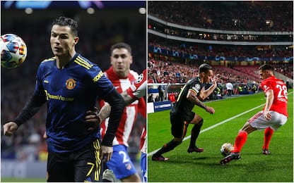 Champions League, Atletico-Man. United 1-1 e Benfica-Ajax 2-2. VIDEO